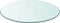vidaXL - Tafelblad - van - gehard - glas - 400 - mm - rond