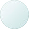 vidaXL - Tafelblad - van - gehard - glas - 600 - mm - rond