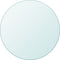 vidaXL - Tafelblad - van - gehard - glas - 700 - mm - rond