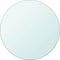 vidaXL - Tafelblad - van - gehard - glas - 700 - mm - rond