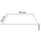 vidaXL - Tafelblad - van - gehard - glas - 700x700 - mm - vierkant