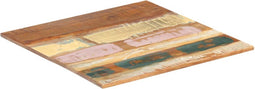 vidaXL - Tafelblad - vierkant - 15-16 - mm - 60x60 - cm - massief - gerecycled - hout