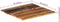 vidaXL - Tafelblad - vierkant - 15-16 - mm - 60x60 - cm - massief - gerecycled - hout