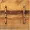 vidaXL - Tafelblad - vierkant - 15-16 - mm - 60x60 - cm - massief - gerecycled - hout