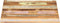 vidaXL - Tafelblad - vierkant - 15-16 - mm - 70x70 - cm - massief - gerecycled - hout
