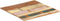 vidaXL - Tafelblad - vierkant - 15-16 - mm - 70x70 - cm - massief - gerecycled - hout