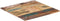 vidaXL - Tafelblad - vierkant - 15-16 - mm - 70x70 - cm - massief - gerecycled - hout