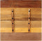 vidaXL - Tafelblad - vierkant - 15-16 - mm - 70x70 - cm - massief - gerecycled - hout