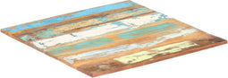 vidaXL - Tafelblad - vierkant - 15-16 - mm - 80x80 - cm - massief - gerecycled - hout