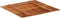 vidaXL - Tafelblad - vierkant - 15-16 - mm - 80x80 - cm - massief - gerecycled - hout