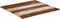 vidaXL - Tafelblad - vierkant - 15-16 - mm - 80x80 - cm - massief - gerecycled - hout