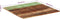 vidaXL - Tafelblad - vierkant - 15-16 - mm - 80x80 - cm - massief - gerecycled - hout