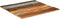 vidaXL - Tafelblad - vierkant - 15-16 - mm - 80x80 - cm - massief - gerecycled - hout