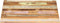 vidaXL - Tafelblad - vierkant - 15-16 - mm - 80x80 - cm - massief - gerecycled - hout