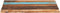 vidaXL - Tafelblad - vierkant - 15-16 - mm - 80x80 - cm - massief - gerecycled - hout