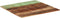 vidaXL - Tafelblad - vierkant - 15-16 - mm - 80x80 - cm - massief - gerecycled - hout