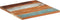 vidaXL - Tafelblad - vierkant - 25-27 - mm - 60x60 - cm - massief - gerecycled - hout