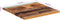 vidaXL - Tafelblad - vierkant - 25-27 - mm - 60x60 - cm - massief - gerecycled - hout