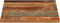 vidaXL - Tafelblad - vierkant - 25-27 - mm - 60x60 - cm - massief - gerecycled - hout