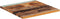 vidaXL - Tafelblad - vierkant - 25-27 - mm - 60x60 - cm - massief - gerecycled - hout