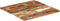 vidaXL - Tafelblad - vierkant - 25-27 - mm - 70x70 - cm - massief - gerecycled - hout