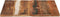 vidaXL - Tafelblad - vierkant - 25-27 - mm - 70x70 - cm - massief - gerecycled - hout