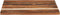 vidaXL - Tafelblad - vierkant - 25-27 - mm - 70x70 - cm - massief - gerecycled - hout