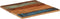 vidaXL - Tafelblad - vierkant - 25-27 - mm - 70x70 - cm - massief - gerecycled - hout