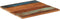 vidaXL - Tafelblad - vierkant - 25-27 - mm - 70x70 - cm - massief - gerecycled - hout