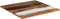 vidaXL - Tafelblad - vierkant - 25-27 - mm - 80x80 - cm - massief - gerecycled - hout