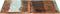 vidaXL - Tafelblad - vierkant - 25-27 - mm - 80x80 - cm - massief - gerecycled - hout