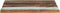 vidaXL - Tafelblad - vierkant - 25-27 - mm - 80x80 - cm - massief - gerecycled - hout