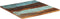 vidaXL - Tafelblad - vierkant - 25-27 - mm - 80x80 - cm - massief - gerecycled - hout