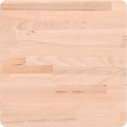 vidaXL - Tafelblad - vierkant - 40x40x1,5 - cm - massief - beukenhout