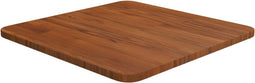 vidaXL - Tafelblad - vierkant - 40x40x1,5cm - behandeld - eiken - donkerbruin
