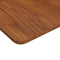 vidaXL - Tafelblad - vierkant - 40x40x1,5cm - behandeld - eiken - donkerbruin