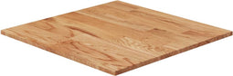 vidaXL - Tafelblad - vierkant - 40x40x1,5cm - massief - eiken - lichtbruin