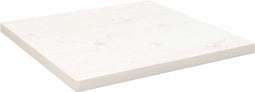 vidaXL - Tafelblad - vierkant - 40x40x2,5 - cm - massief - grenenhout - wit