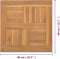 vidaXL - Tafelblad - vierkant - 40x40x2,5 - cm - massief - teakhout
