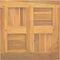 vidaXL - Tafelblad - vierkant - 40x40x2,5 - cm - massief - teakhout