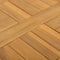 vidaXL - Tafelblad - vierkant - 40x40x2,5 - cm - massief - teakhout