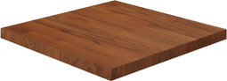 vidaXL - Tafelblad - vierkant - 40x40x2,5cm - behandeld - eiken - donkerbruin