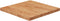 vidaXL - Tafelblad - vierkant - 40x40x2,5cm - massief - eiken - lichtbruin