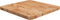vidaXL - Tafelblad - vierkant - 40x40x2,5cm - massief - eiken - lichtbruin