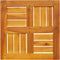 vidaXL - Tafelblad - vierkant - 40x40x2 - cm - massief - acaciahout