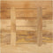 vidaXL - Tafelblad - vierkant - 40x40x3,8 - cm - massief - ruw - mangohout