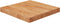 vidaXL - Tafelblad - vierkant - 40x40x4 - cm - massief - eikenhout - lichtbruin