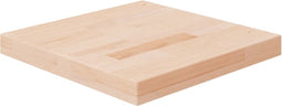 vidaXL - Tafelblad - vierkant - 40x40x4 - cm - onbehandeld - massief - eikenhout