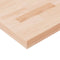 vidaXL - Tafelblad - vierkant - 40x40x4 - cm - onbehandeld - massief - eikenhout