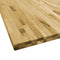 vidaXL - Tafelblad - vierkant - 44 - mm - 80x80 - cm - massief - eikenhout